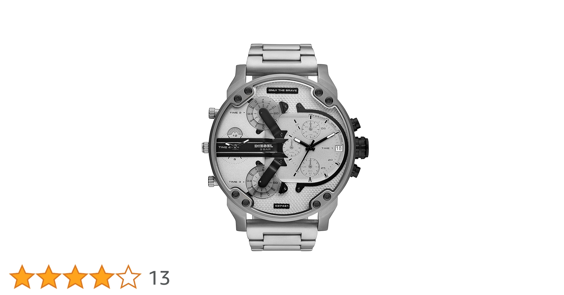 【美品】 Diesel Mr. Daddy 2.0 クロノグラフ ステンレス Amazon.co.jp: Diesel メンズ Mr. Daddy 2.0 ステンレススチール